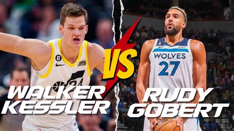 gobert game log|rudy gobert vs walker kessler.
